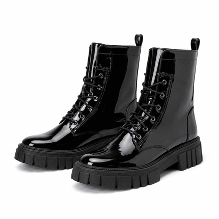 Botas  Mujer Tavai - Negro Charol