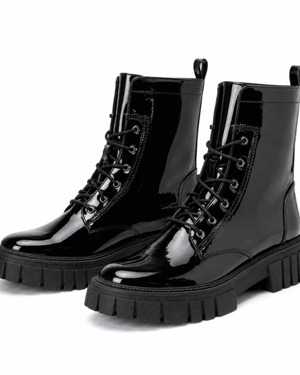 Botas  Mujer Tavai - Negro Charol