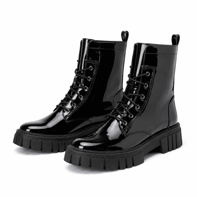 Botas  Mujer Tavai - Negro Charol