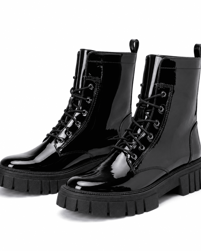 Botas  Mujer Tavai - Negro Charol