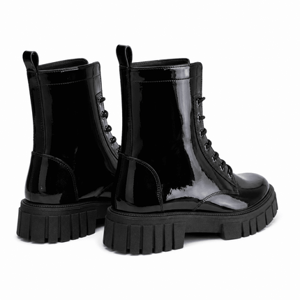 Botas  Mujer Tavai - Negro Charol