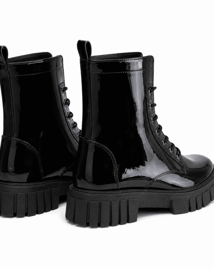 Botas  Mujer Tavai - Negro Charol