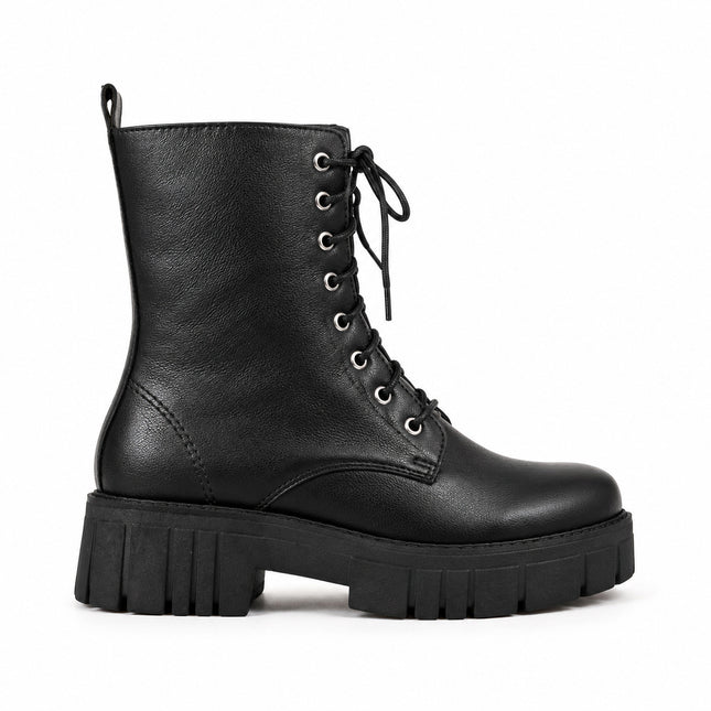 Botas Mujer Tavai - Negro Labrado