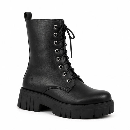 Botas Mujer Tavai - Negro Labrado
