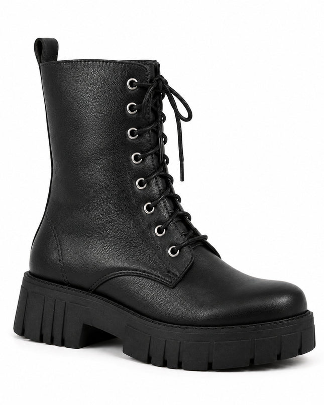 Botas Mujer Tavai - Negro Labrado