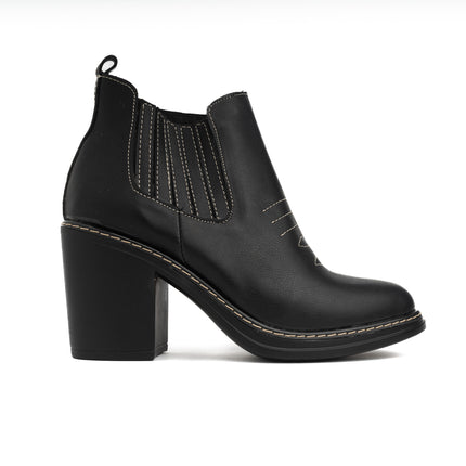 Botas Mujer Texana  - Negro