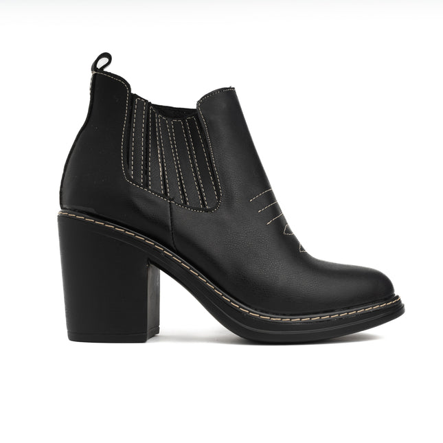 Botas Mujer Texana  - Negro