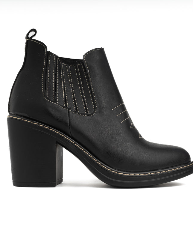 Botas Texana  - Negro Cuero