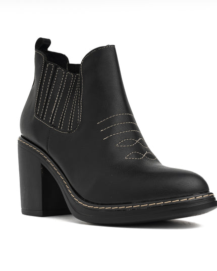 Botas Texana  - Negro Cuero