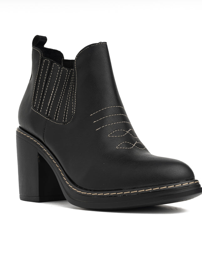 Botas Texana  - Negro Cuero