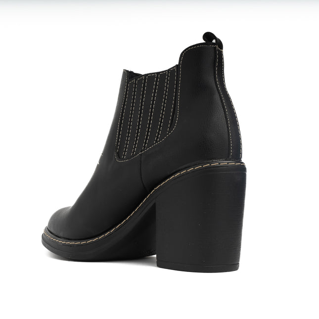 Botas Mujer Texana  - Negro
