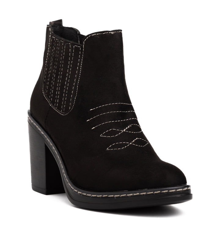 Botas Texana - Negro Gamuza