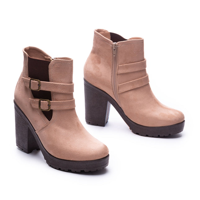 Botines Mujer Tours - Topo