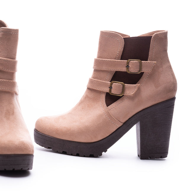 Botines Mujer Tours - Topo