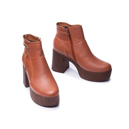 Botas Mujer Troyan - Camel
