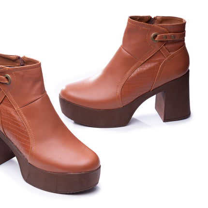 Botas Mujer Troyan - Camel