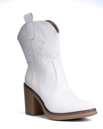 Botas Mujer Vaqueras - Blanco