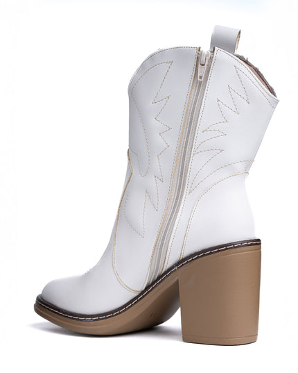 Botas Mujer Vaqueras - Blanco