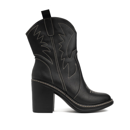 Botas Mujer Vaqueras - Negro