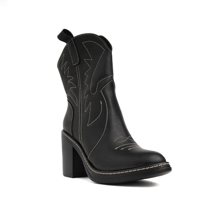 Botas Mujer Vaqueras - Negro