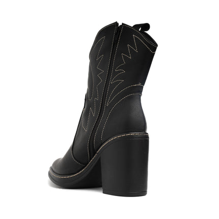 Botas Mujer Vaqueras - Negro