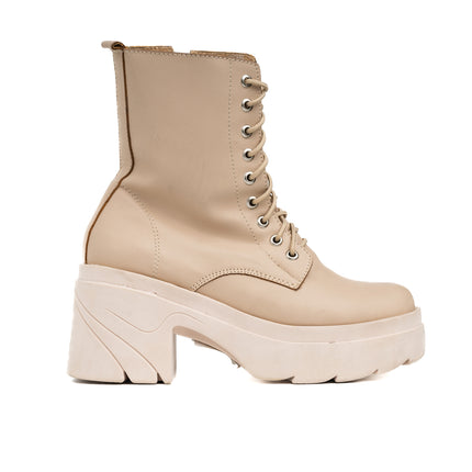 Botas Mujer Villeta - Nude Cuero