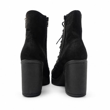 Botas Mujer Camilla - Negro Gamuza