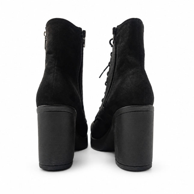 Botas Mujer Camilla - Negro Gamuza