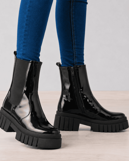 Botas Mujer Artigas - Negro Charol