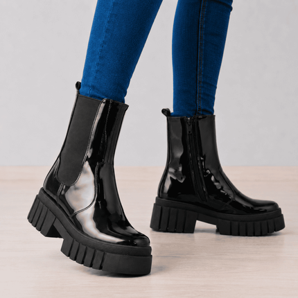 Botas Mujer Artigas - Negro Charol