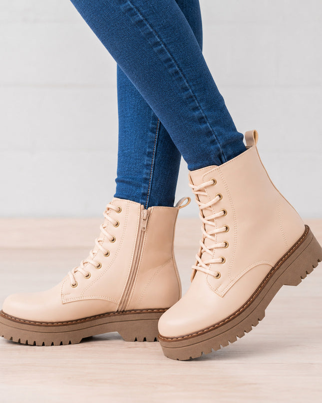 Botas Mujer Bado  - Beige