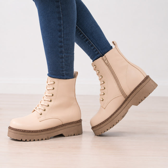 Botas Mujer Bado  - Beige