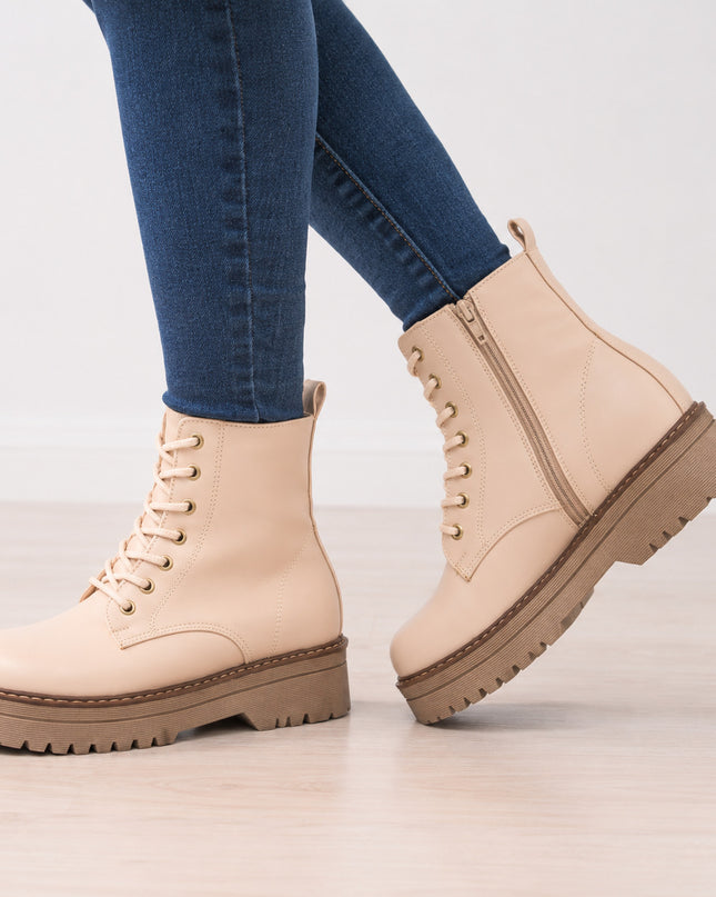 Botas Mujer Bado  - Beige