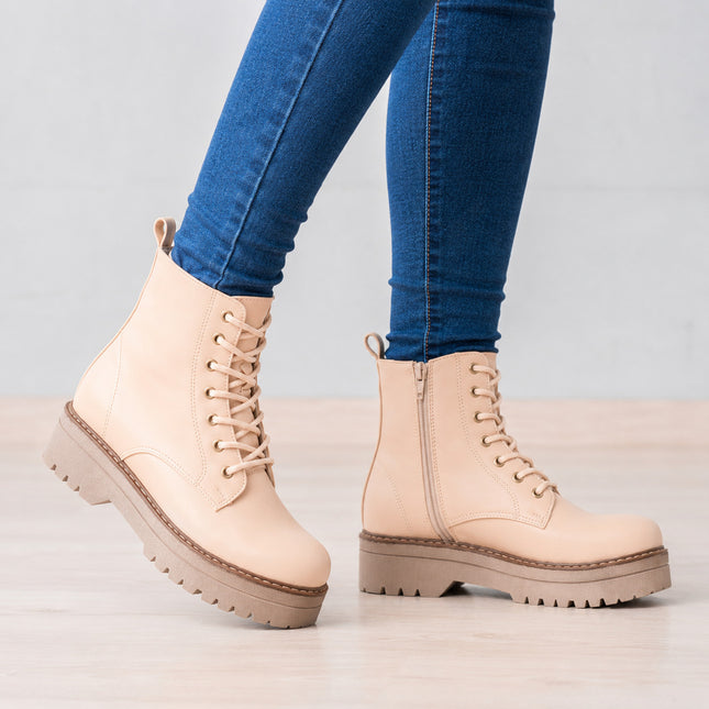 Botas Mujer Bado  - Beige