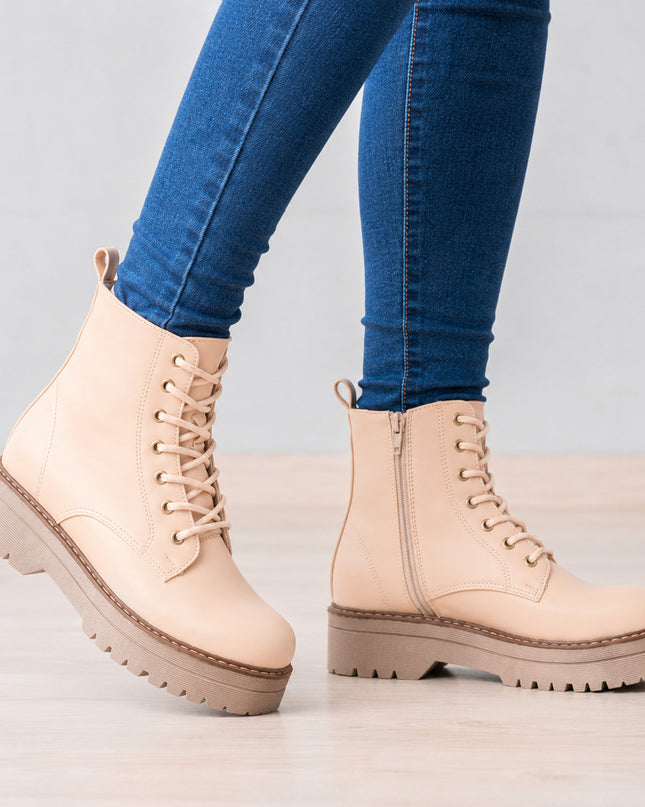 Botas Mujer Bado  - Beige