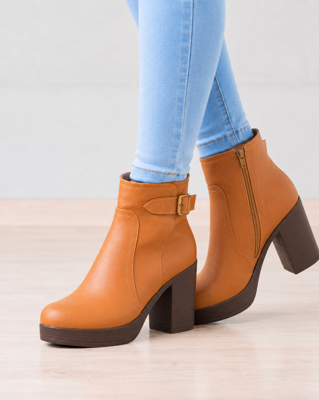 Botas Mujer Baku - Camel