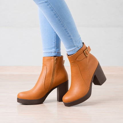 Botas Mujer Baku - Camel