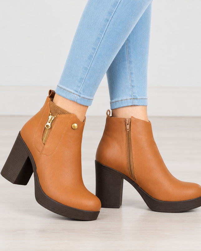 Botas Mujer Belgrado - Camel