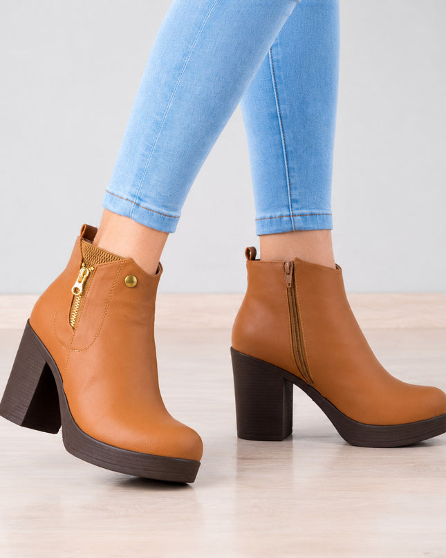 Botas Mujer Belgrado - Camel