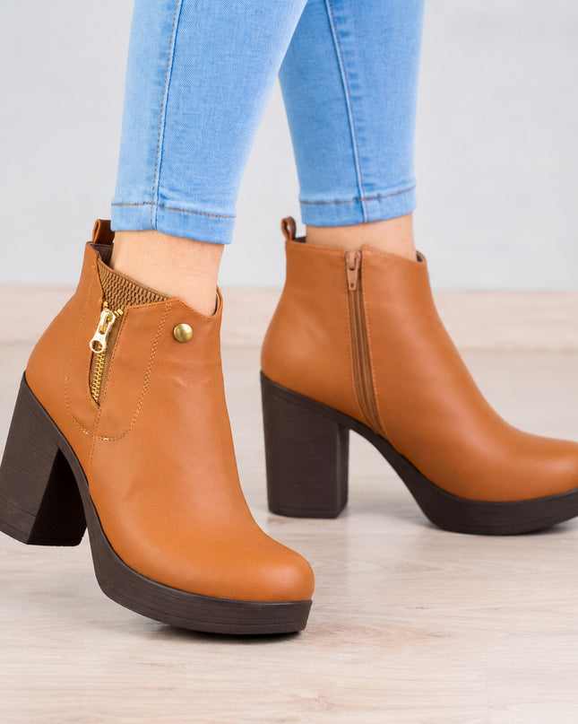 Botas Mujer Belgrado - Camel