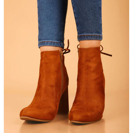 Botas Mujer Bubali - Camel Gamuza