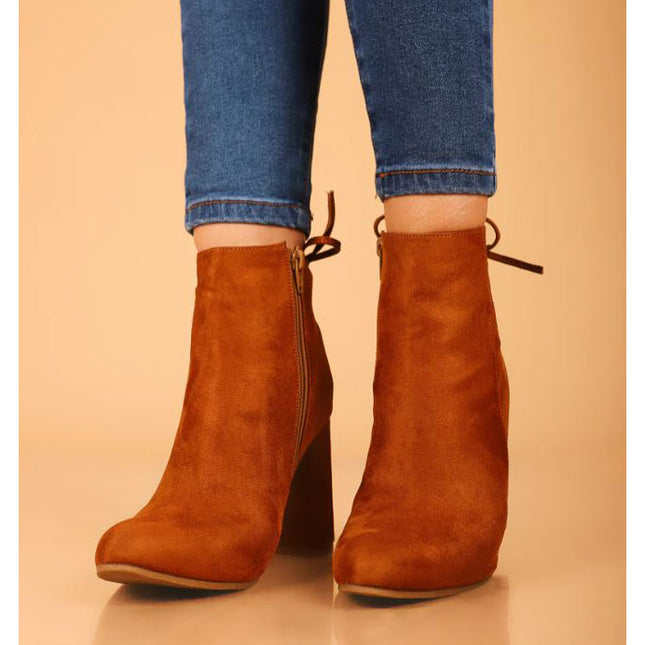 Botas Mujer Bubali - Camel Gamuza