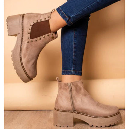 Botas Mujer Bulbari - Topo