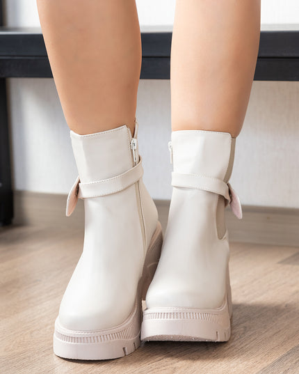 Botas Buttom - Nude