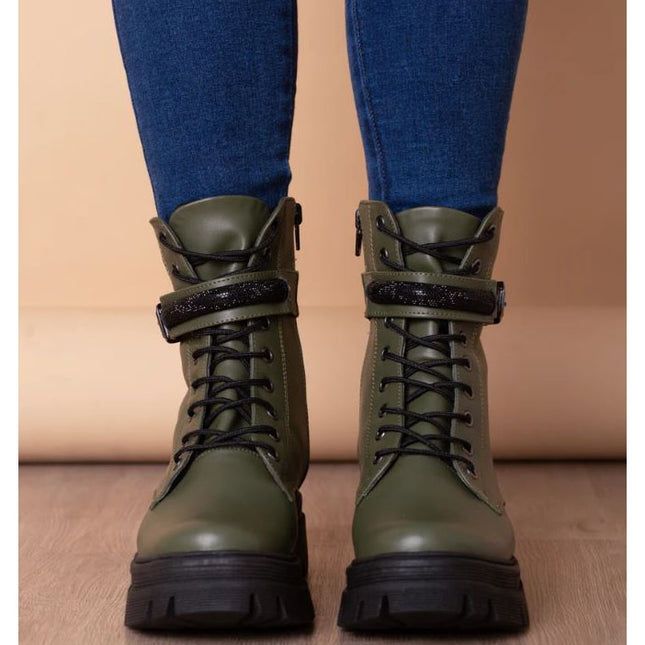 Botas Mujer Coast - militar