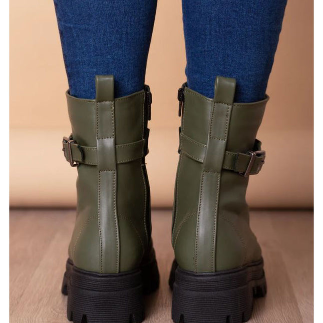Botas Mujer Coast - militar