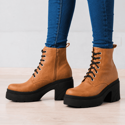 Botas Mujer Damme - Camel