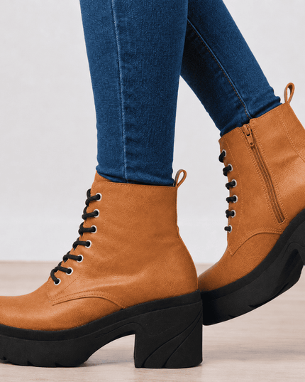 Botas Mujer Damme - Camel