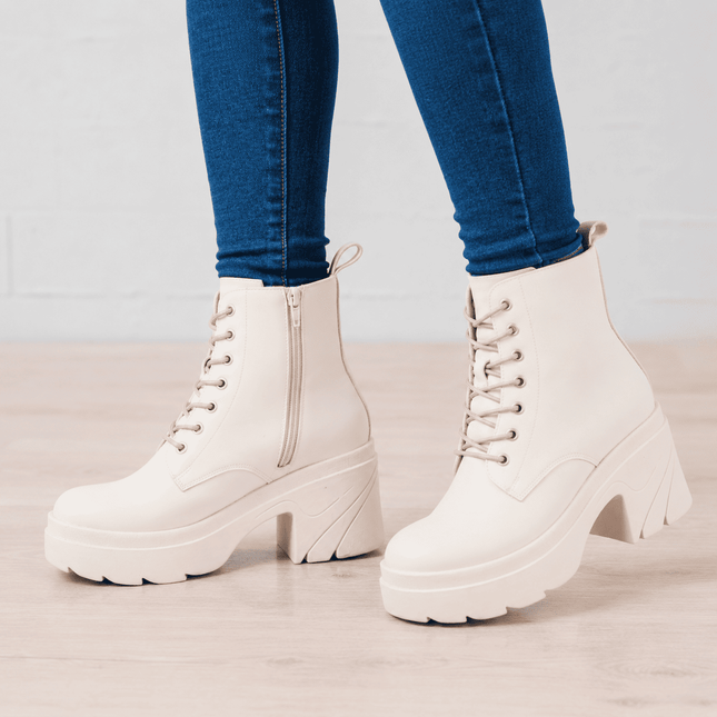 Botas Mujer Damme - Nude