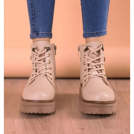 Botas Mujer Itagua  - Beige